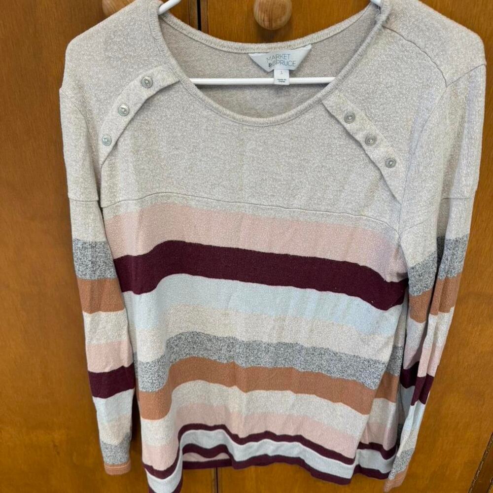 Market spruce striped long